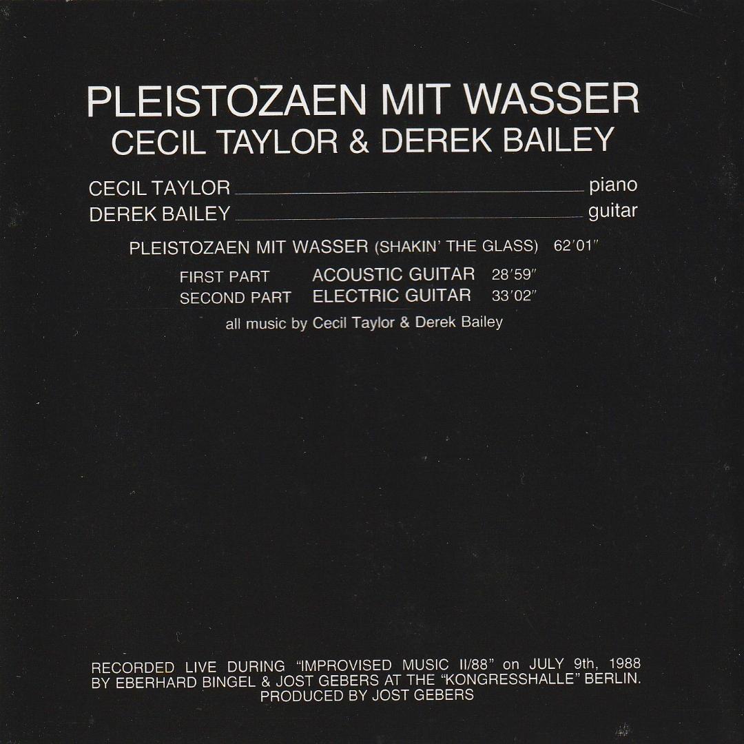 その他 Cecil Taylor & Derek Bailey