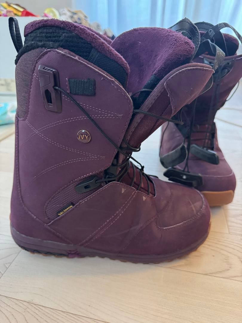 Salomon Ivy スノーボードブーツ 女性用 パープル　25CM