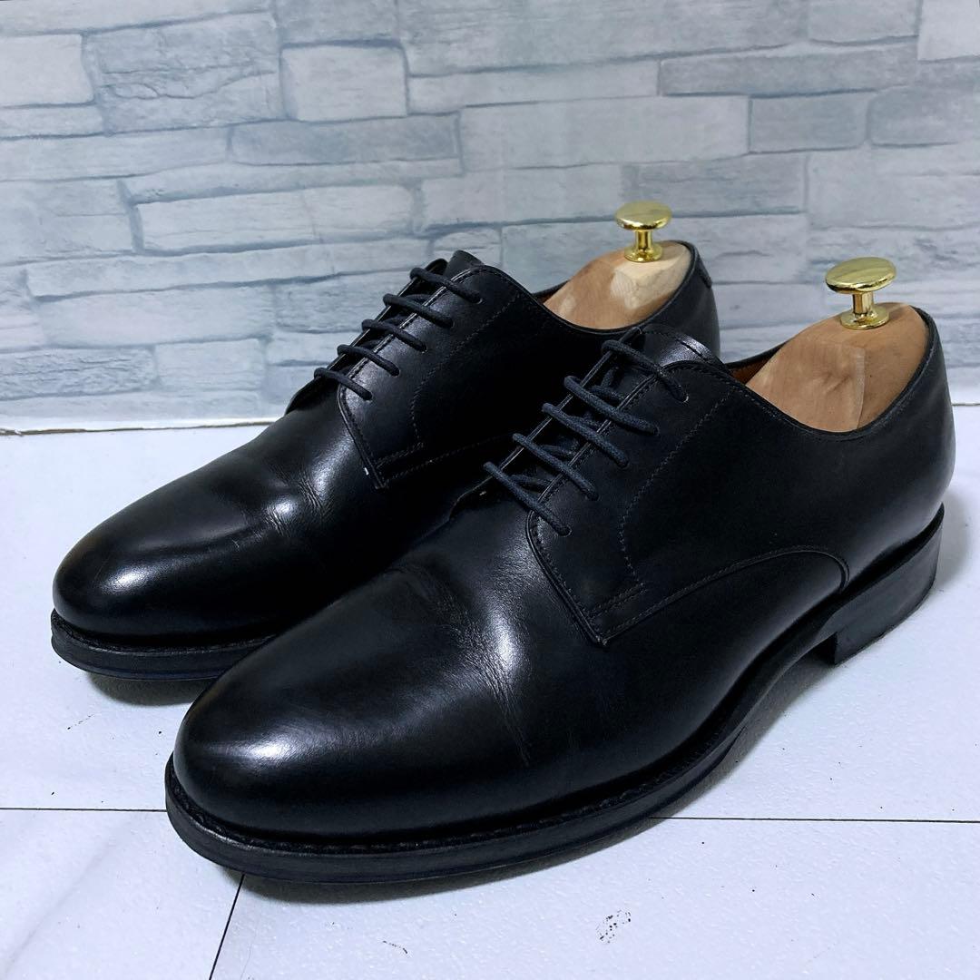 美品 ジャランスリワヤ ビジネスシューズ EDWARD 42 ダイナイト 黒