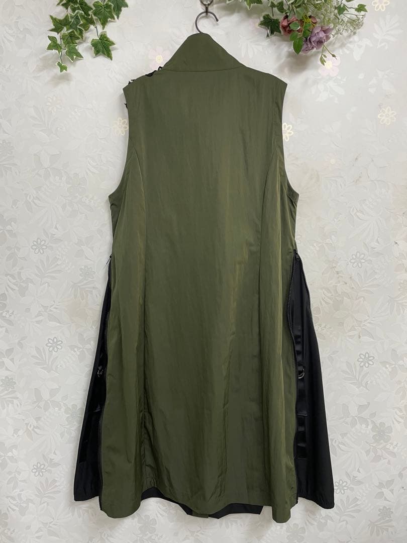 275新品BRILLANTE豪華お花レース付きストレッチロングベスト