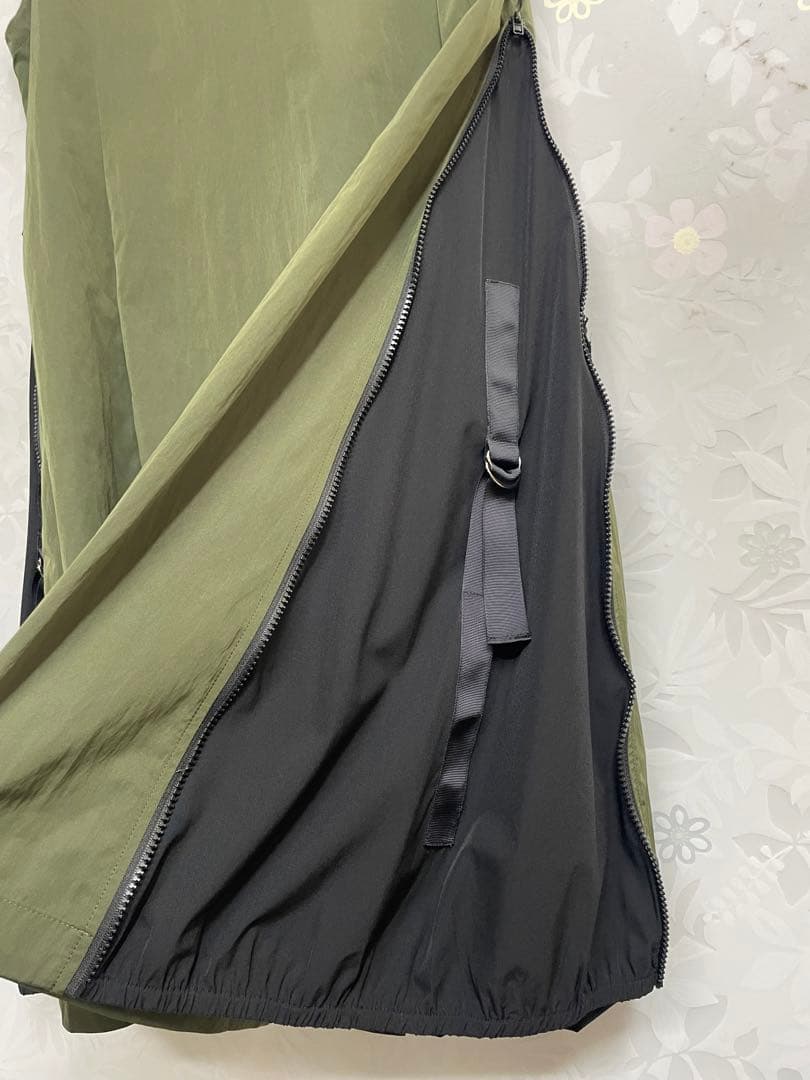 275新品BRILLANTE豪華お花レース付きストレッチロングベスト