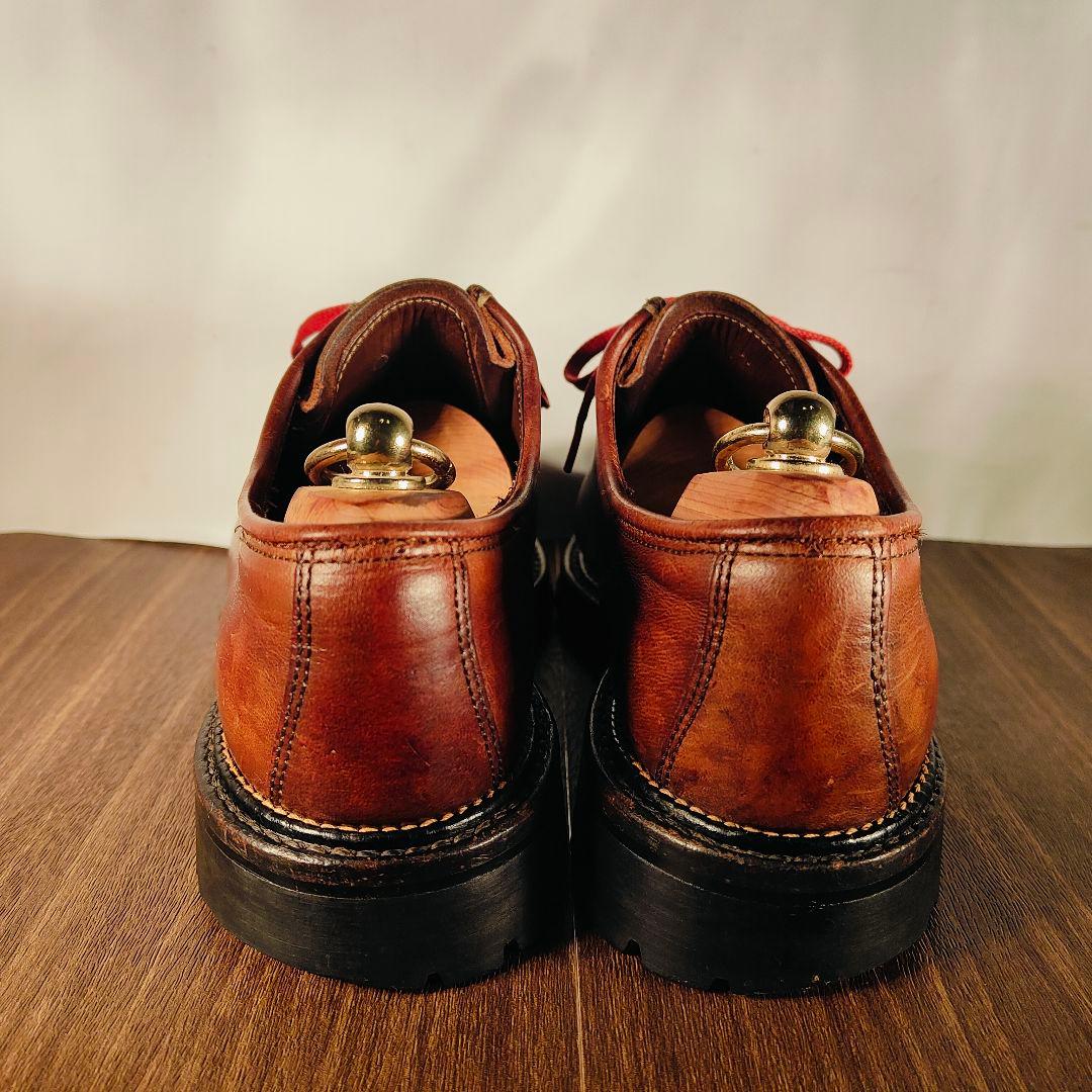 【高級ヴィンテージ】国内レザー工房製　Uチップ厚革オイルドレザー シャンボード系