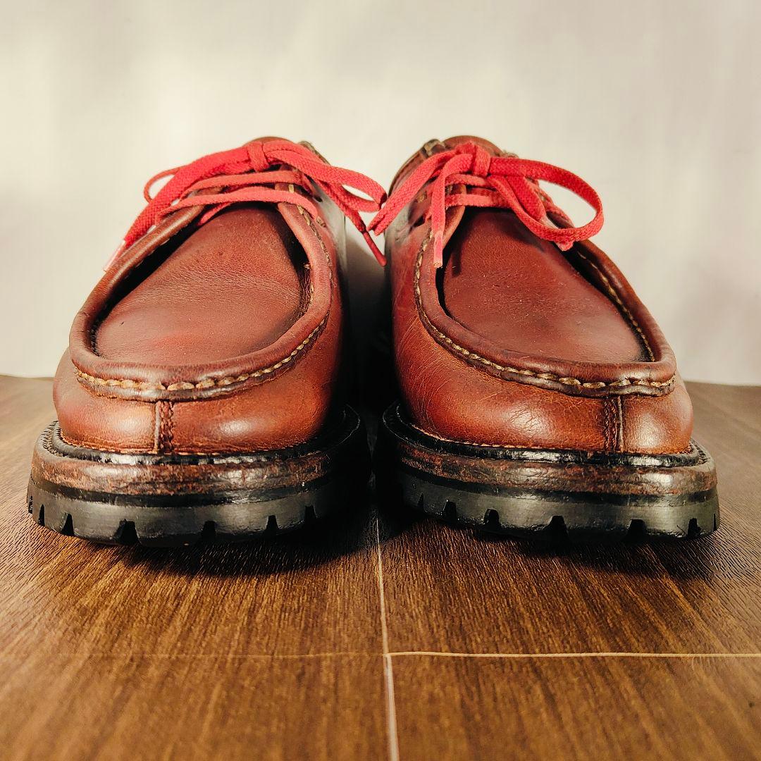 【高級ヴィンテージ】国内レザー工房製　Uチップ厚革オイルドレザー シャンボード系