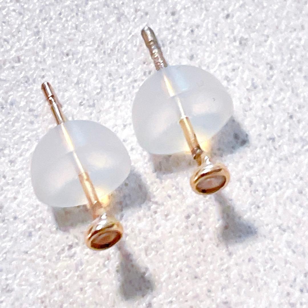 r*.様 les bonbon K10 ミニダイヤモンドピアス