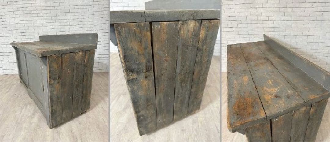 【東京都23区内送料無料】1960年代　フランス製　作業台　キッチン台　陳列棚