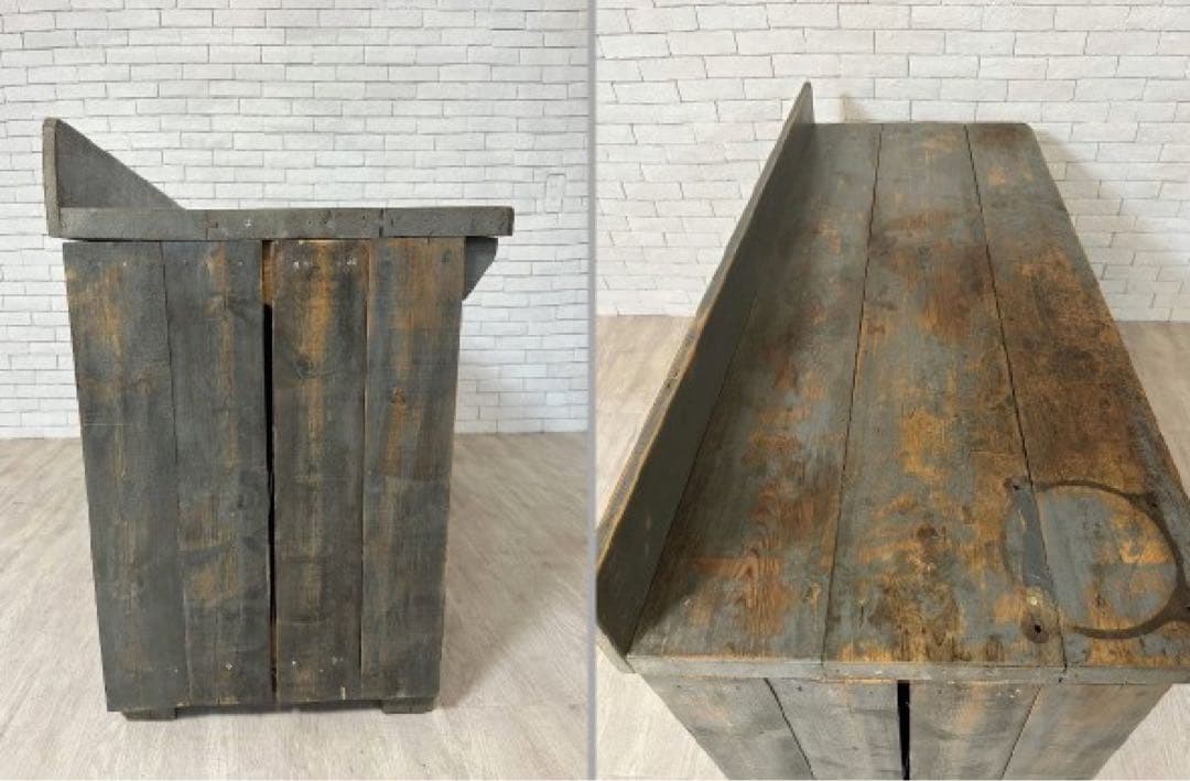 【東京都23区内送料無料】1960年代　フランス製　作業台　キッチン台　陳列棚