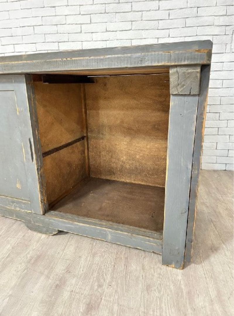 【東京都23区内送料無料】1960年代　フランス製　作業台　キッチン台　陳列棚