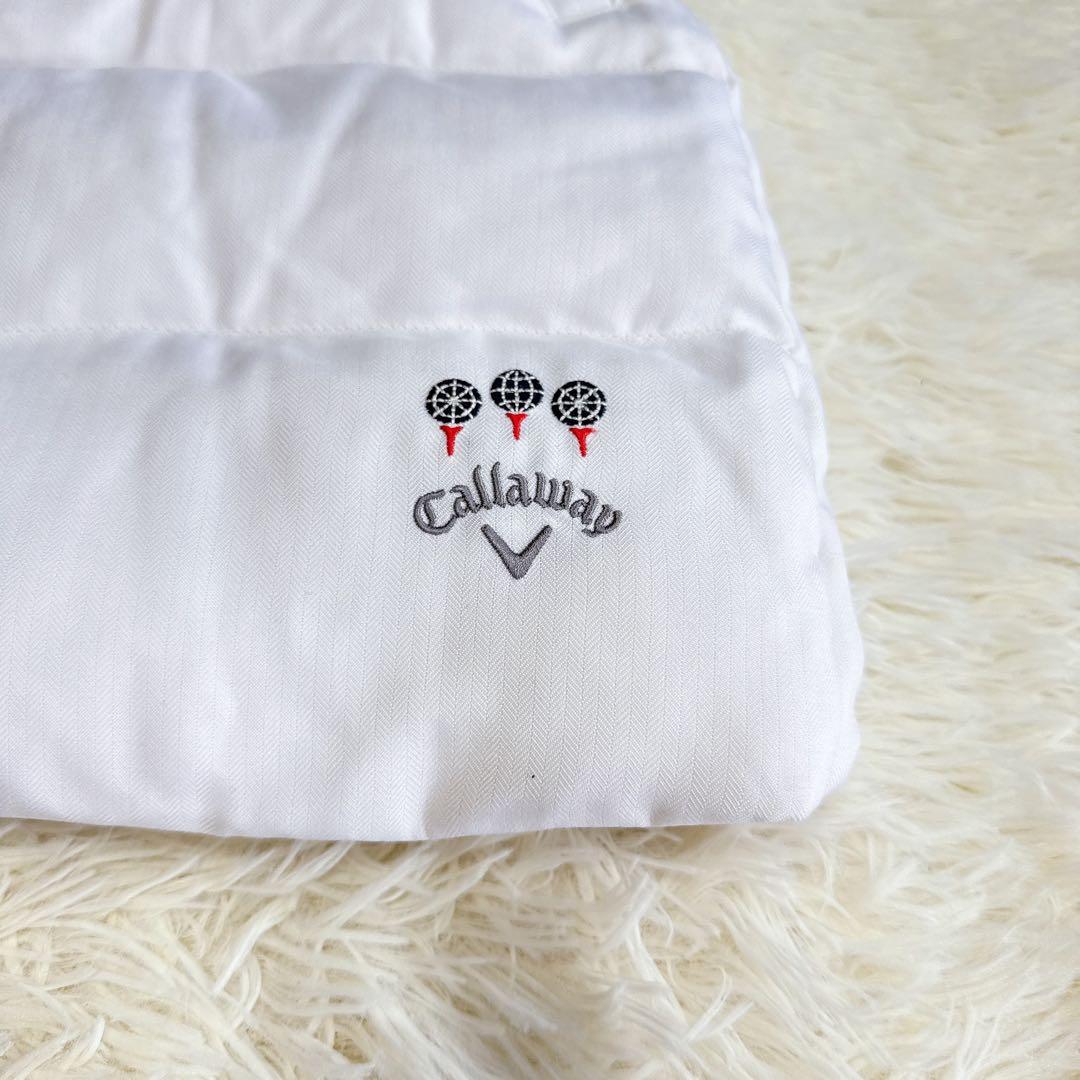 【キャロウェイ】美品 セットアップ ダウン ホワイト Mサイズ レディース