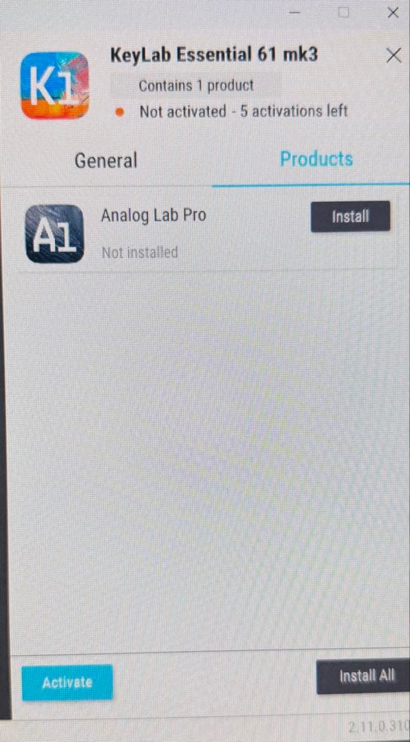 DTM・DAW Arturia KeyLab Essential 61 MK3 MIDI