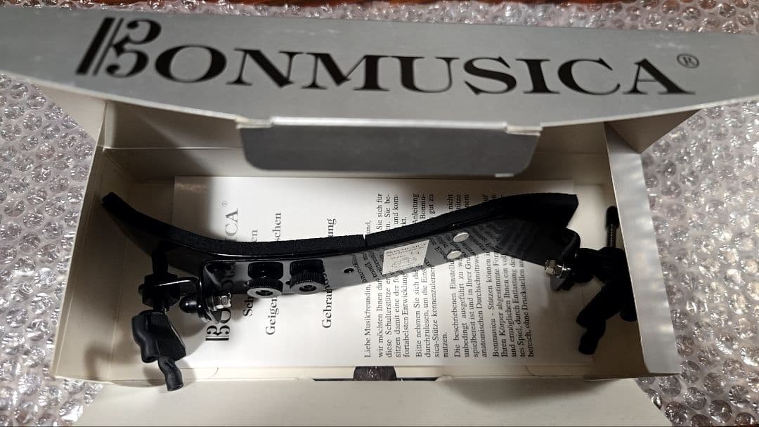 ボンムジカ バイオリン肩当て BONMUSICA 4/4