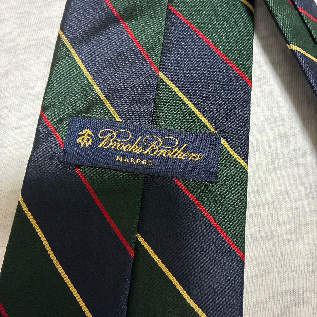 Brooks Brothers MAKERS レジメンタル ネクタイ