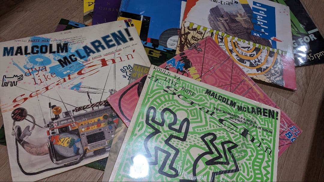 Malcolm McLaren 関連レコード　12枚