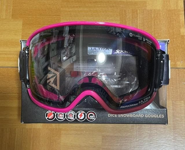 DICE新品BANKゴーグル 調光ウルトラマゼンタ人気モデル 32%OFFダイス