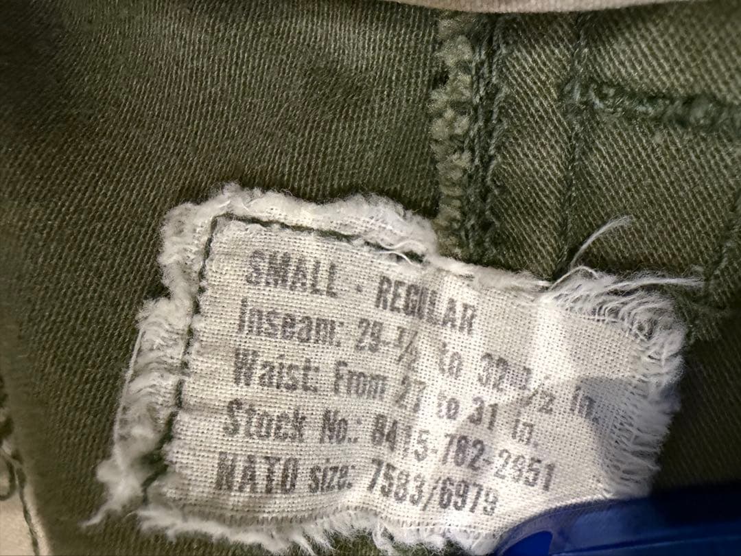 U.S.ARMYM-65フィールドカーゴパンツ74年製S/R