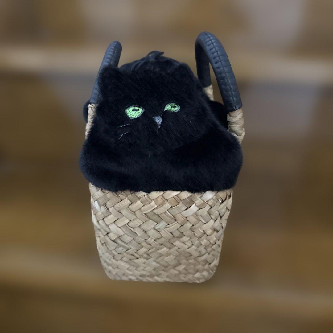 HAYNI ねこバック　ブラックファー