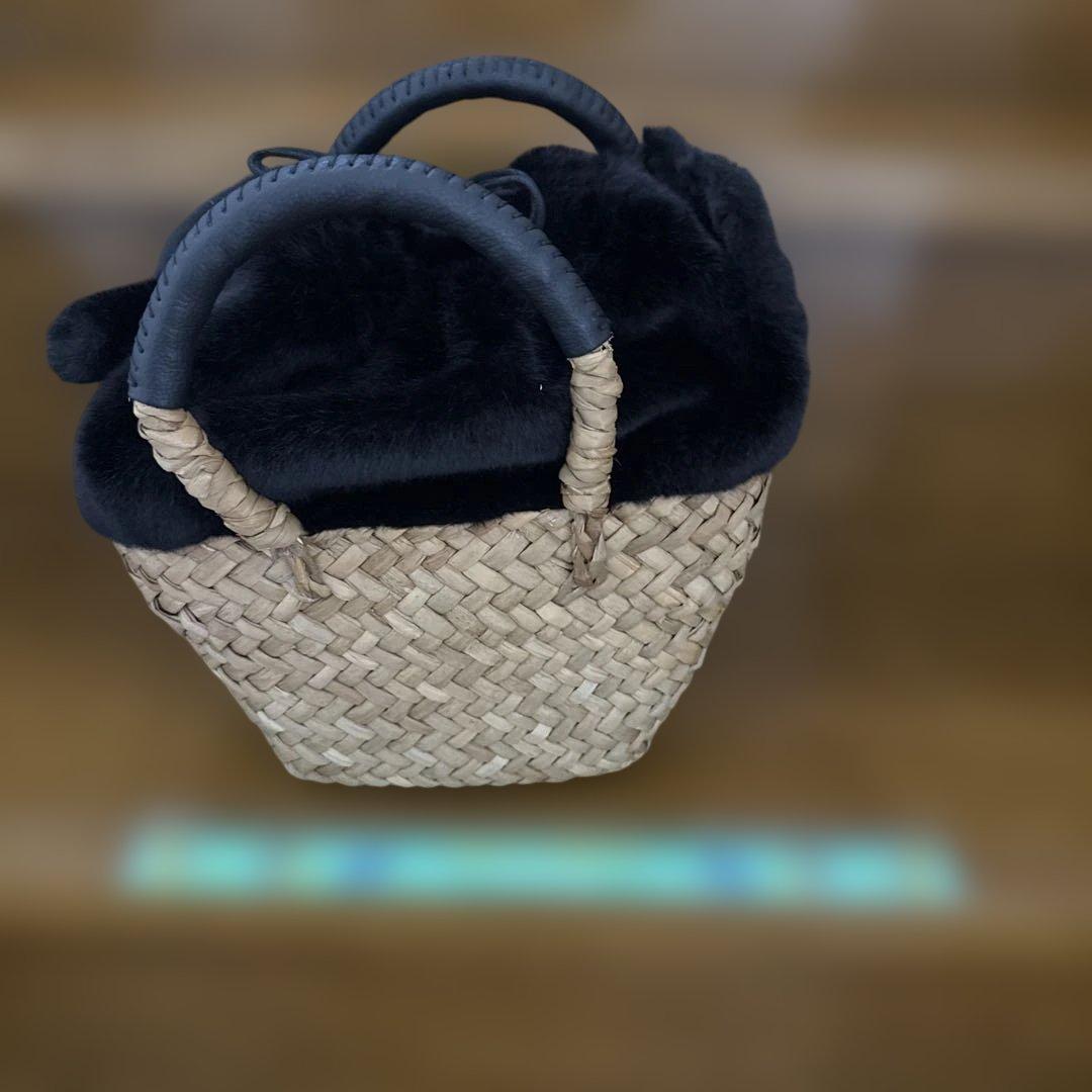 HAYNI ねこバック　ブラックファー