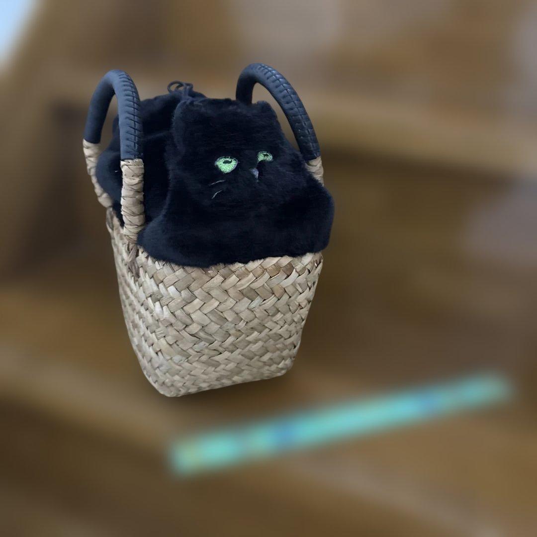 HAYNI ねこバック　ブラックファー