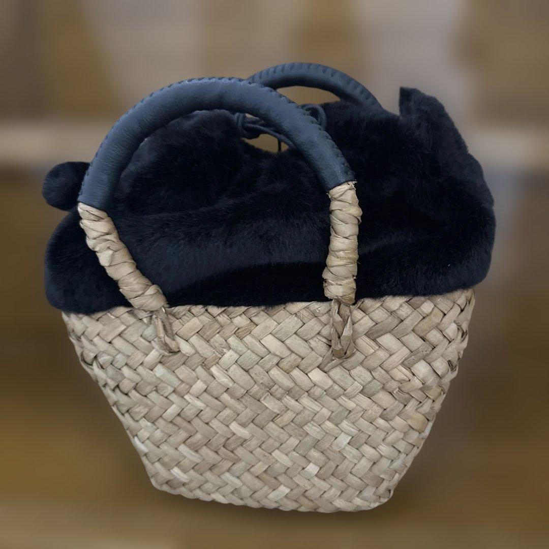 HAYNI ねこバック　ブラックファー