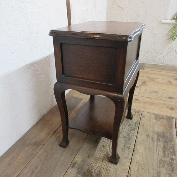 イギリス アンティーク 家具 ソーイングボックス 裁縫道具入れ 英国 6807d