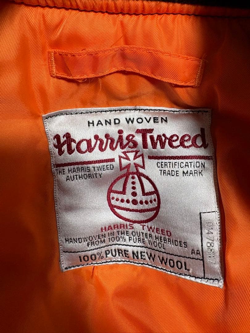 GOODENOUGH MA-1 XL Harris Tweed グッドイナフ 黒