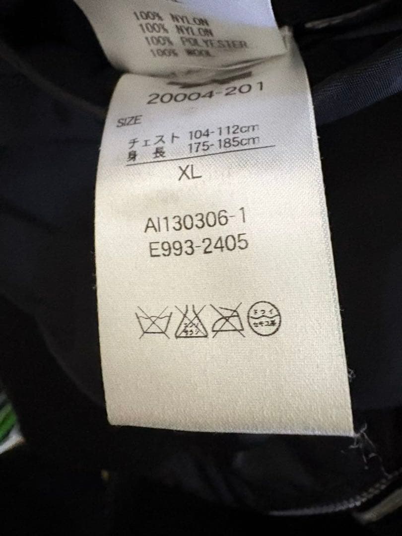 GOODENOUGH MA-1 XL Harris Tweed グッドイナフ 黒