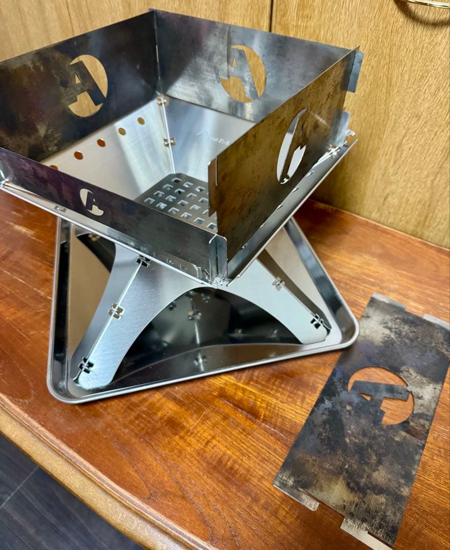 テンマクデザイン フラット焚火台 M アシモクラフツ asi_circle 付