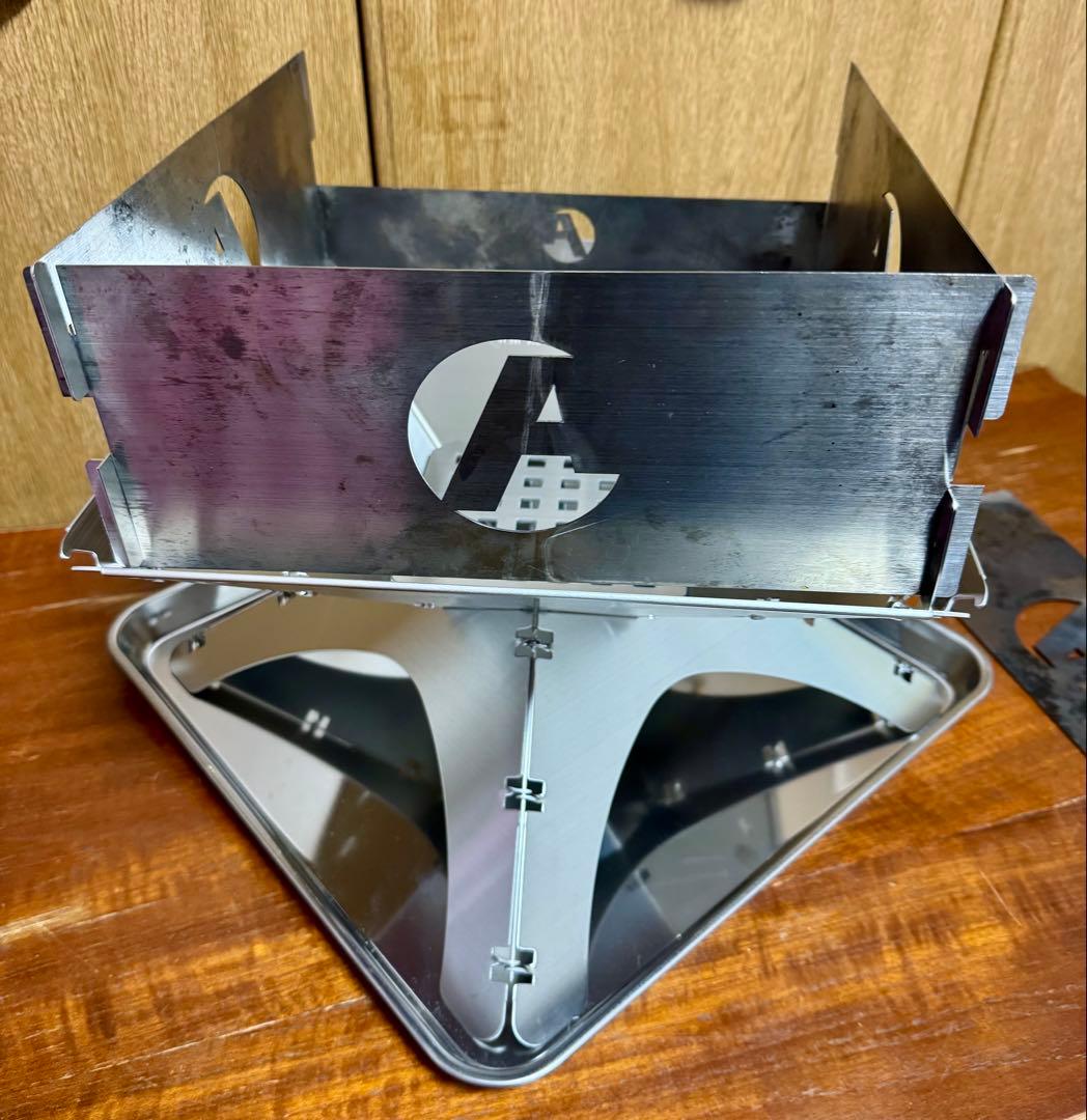 テンマクデザイン フラット焚火台 M アシモクラフツ asi_circle 付