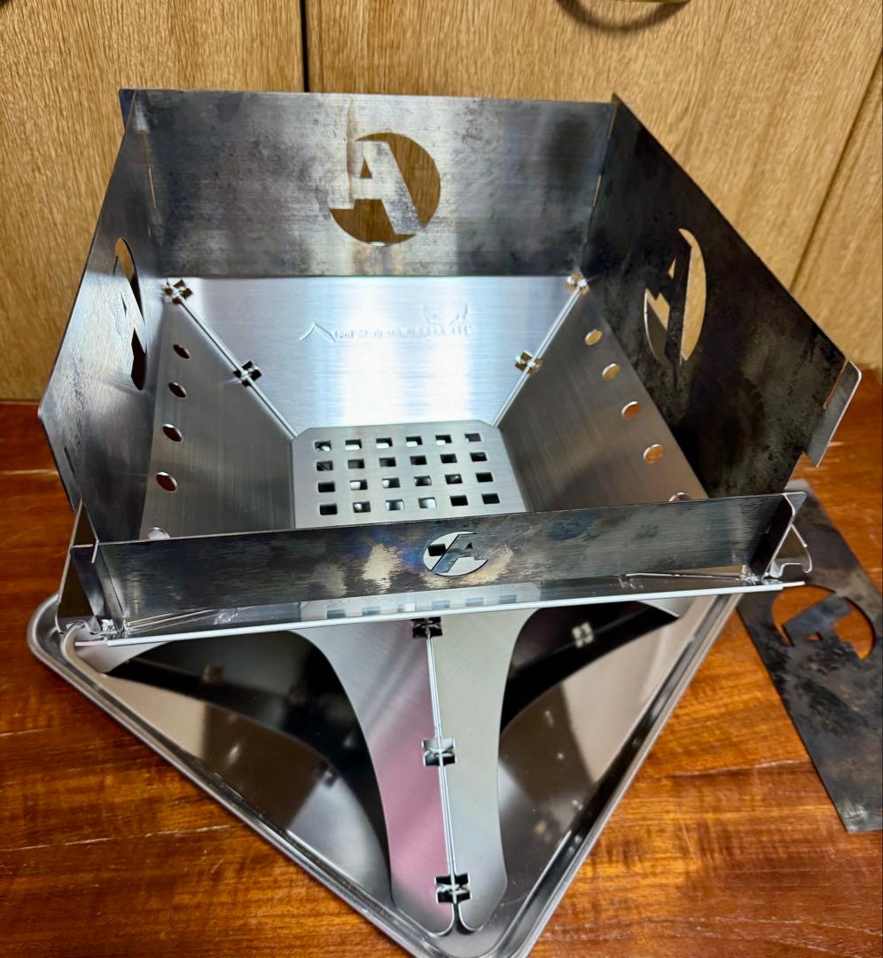 テンマクデザイン フラット焚火台 M アシモクラフツ asi_circle 付