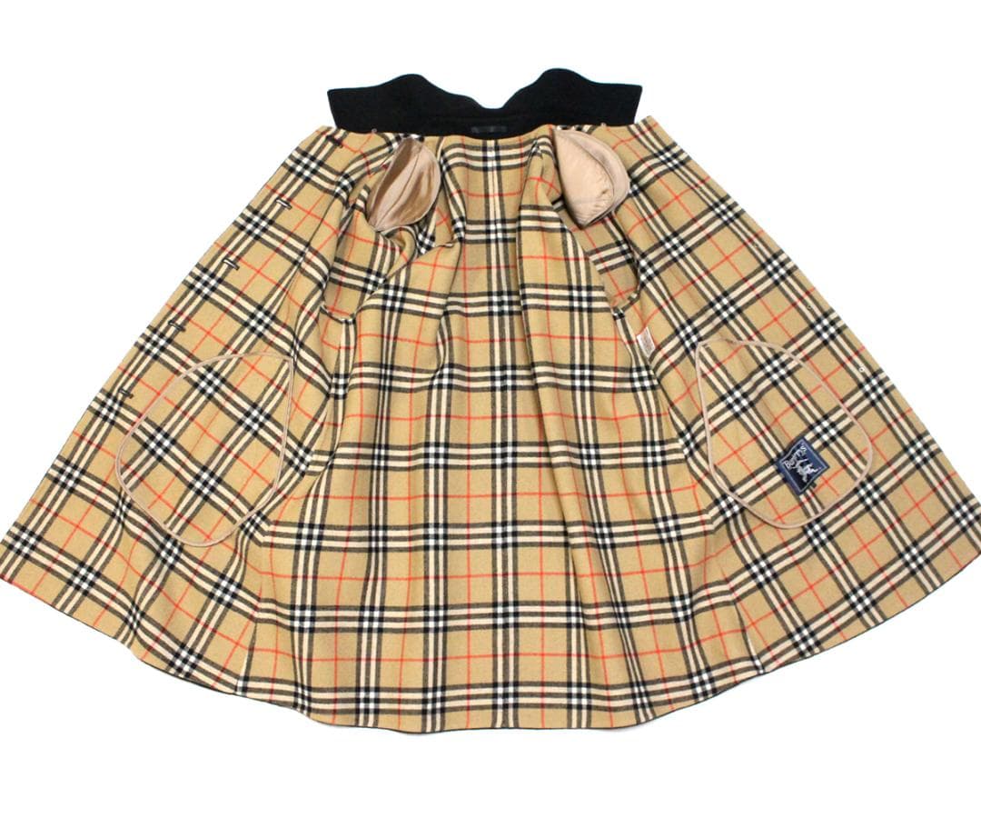 美品バーバリー カシミヤ混 チェスターコート 7黒　ダブルフェイス