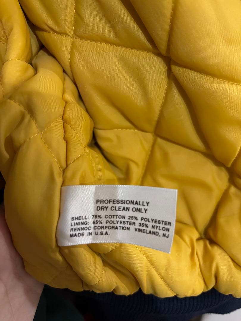 90s USA製 RENNOC コーデュロイ スタジャン M