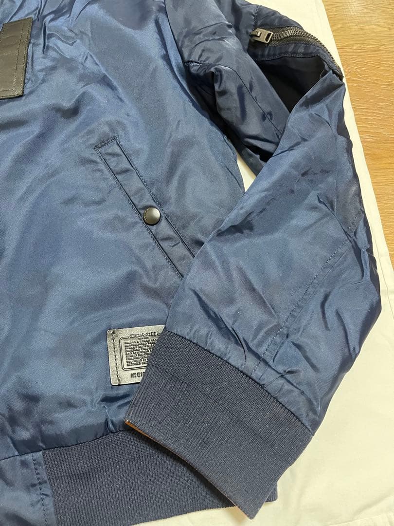 COACH MA-1スタイルジャケット ネイビー