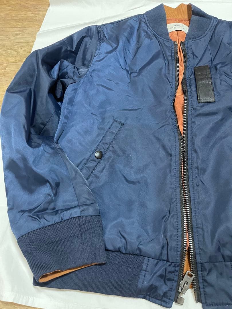 COACH MA-1スタイルジャケット ネイビー