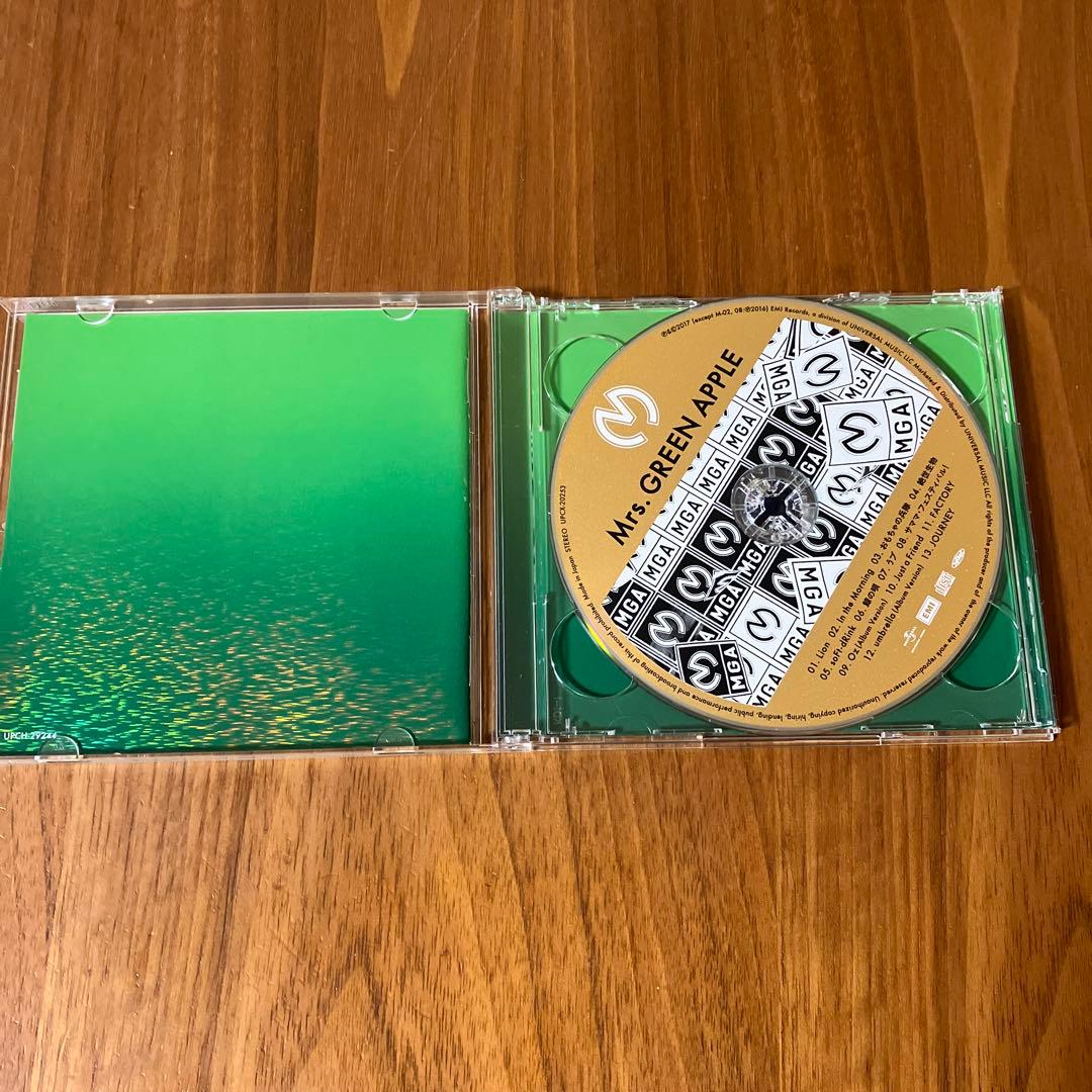 Mr's GREEN APPLE 2nd アルバム 初回限定盤 (CD+DVD
