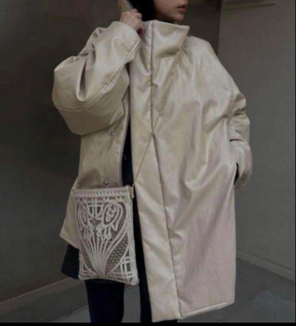 ジャケット・アウター AMERI PASTING LIKE FAKELEATHER JACKET