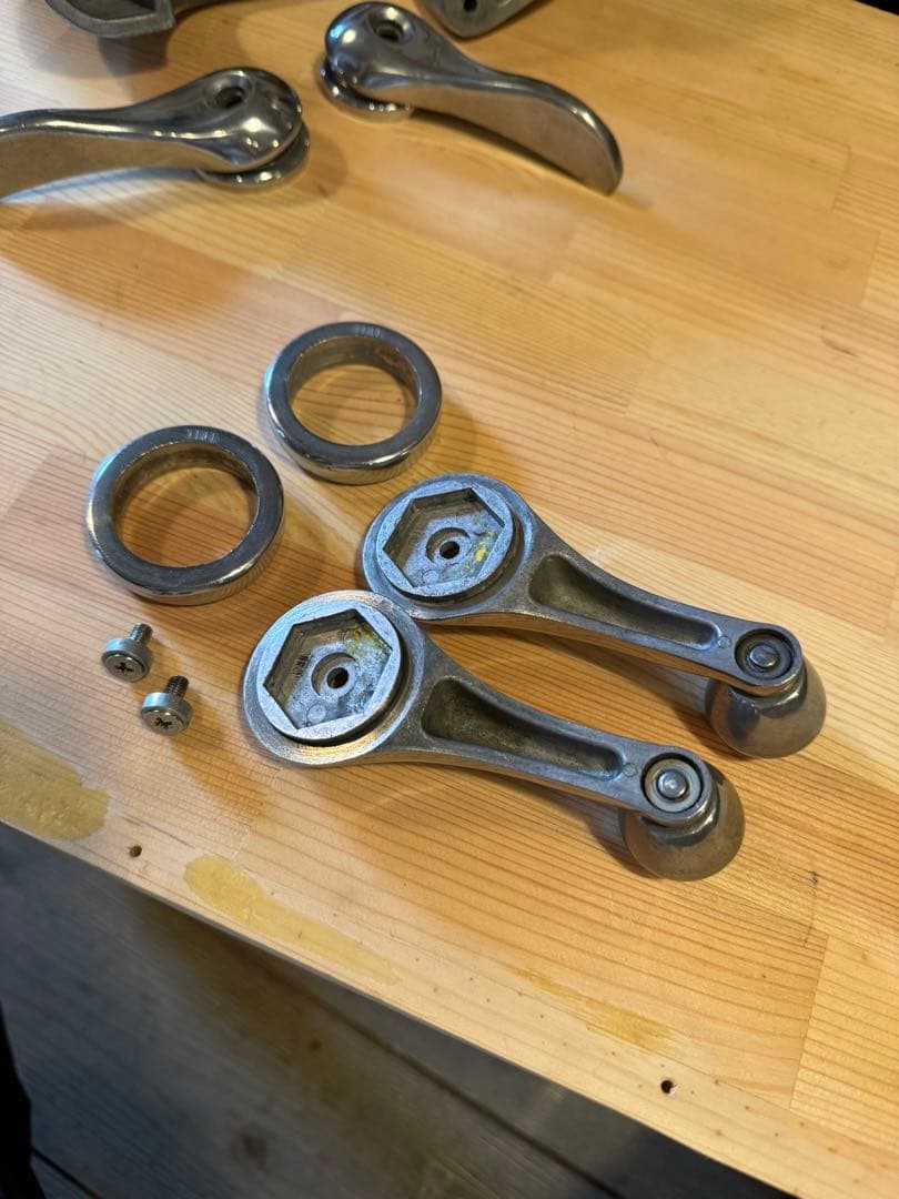 ローバー　ミニ　アルミ　インナーハンドル類セット