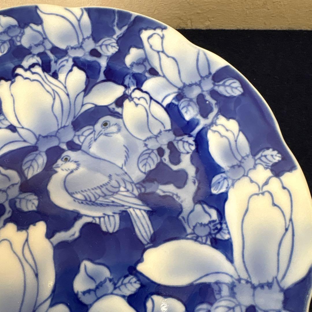 深川製磁　花鳥外濃　パン皿5枚