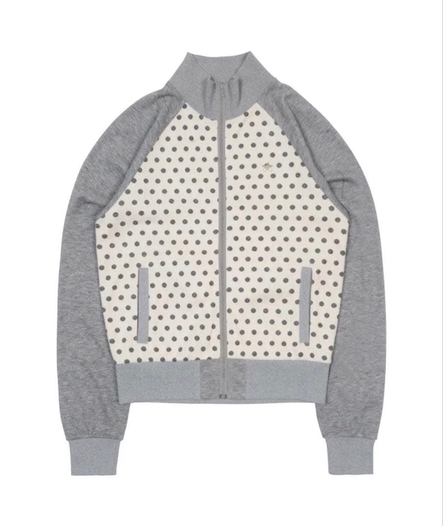 the coldest moment zip-up ドットジップアップ　水玉