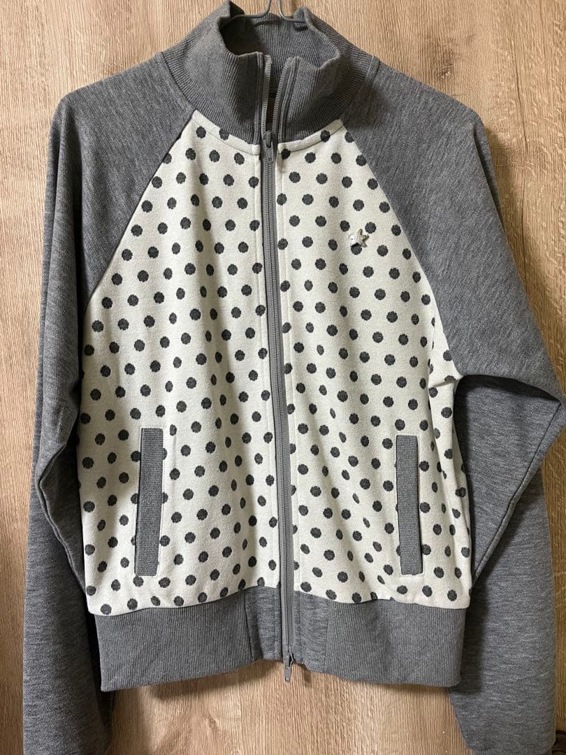 the coldest moment zip-up ドットジップアップ　水玉