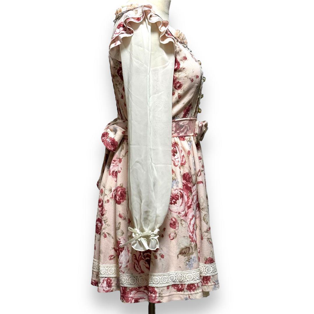 J-390 極美品 激レア！リズリサ エンジェル クラシックローズワンピース