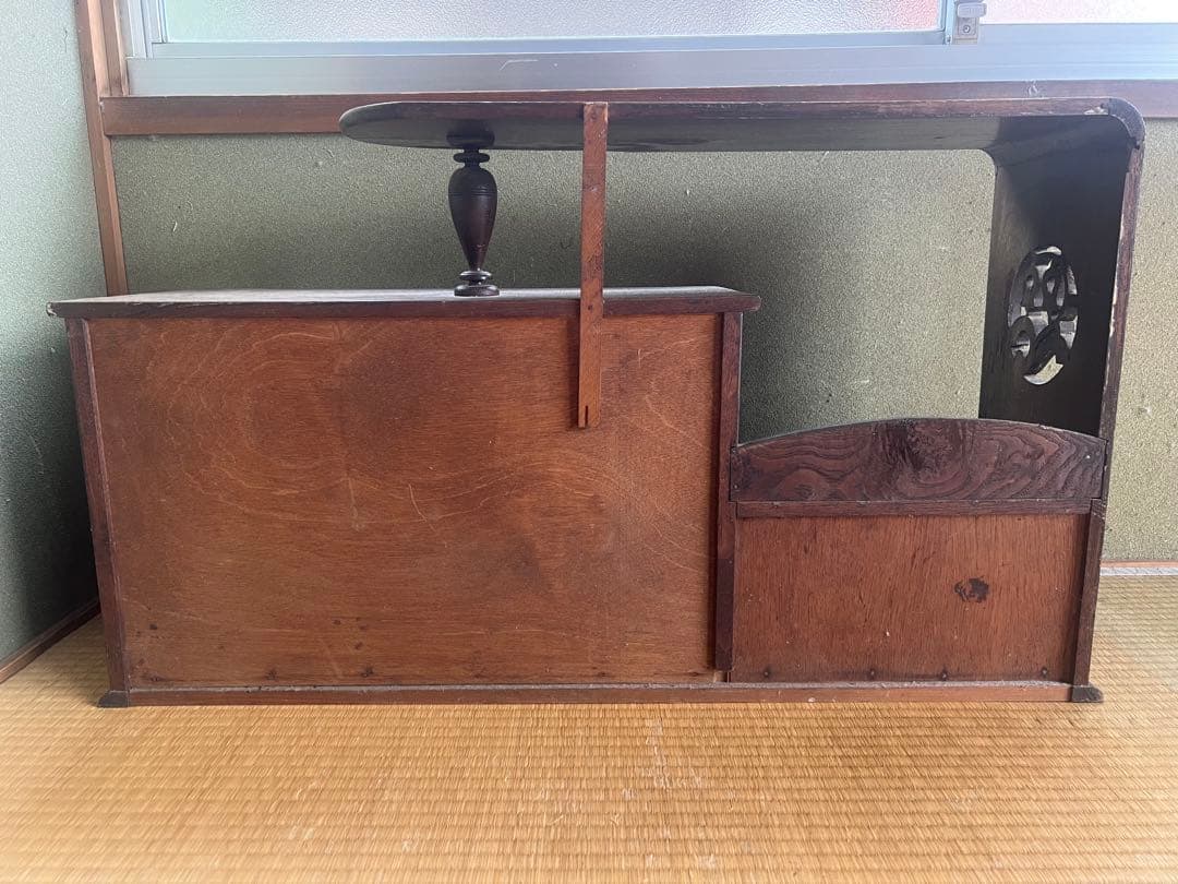 べ*8様 【O-1455】茶棚 茶箪笥 飾り棚 昭和レトロ アンティーク 木製家