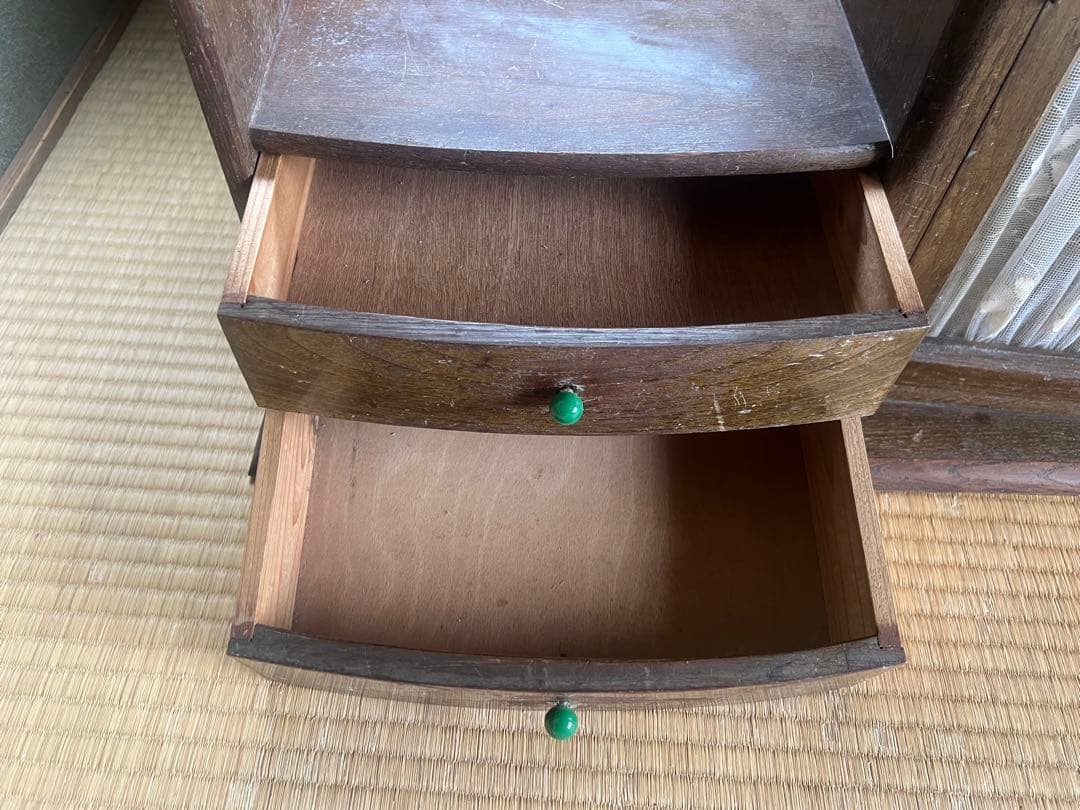 べ*8様 【O-1455】茶棚 茶箪笥 飾り棚 昭和レトロ アンティーク 木製家