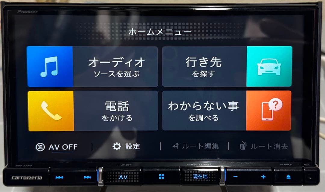 カーオーディオ CARROZZERIA-Pioneer-AVIC-RZ710-2019