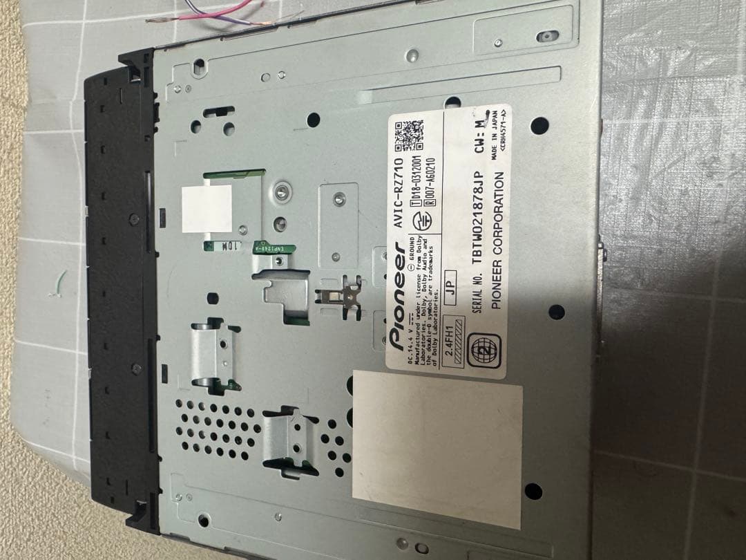 カーオーディオ CARROZZERIA-Pioneer-AVIC-RZ710-2019