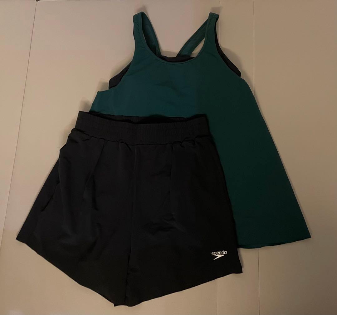 speedo スピード レディース　水着 セパレート グリーン