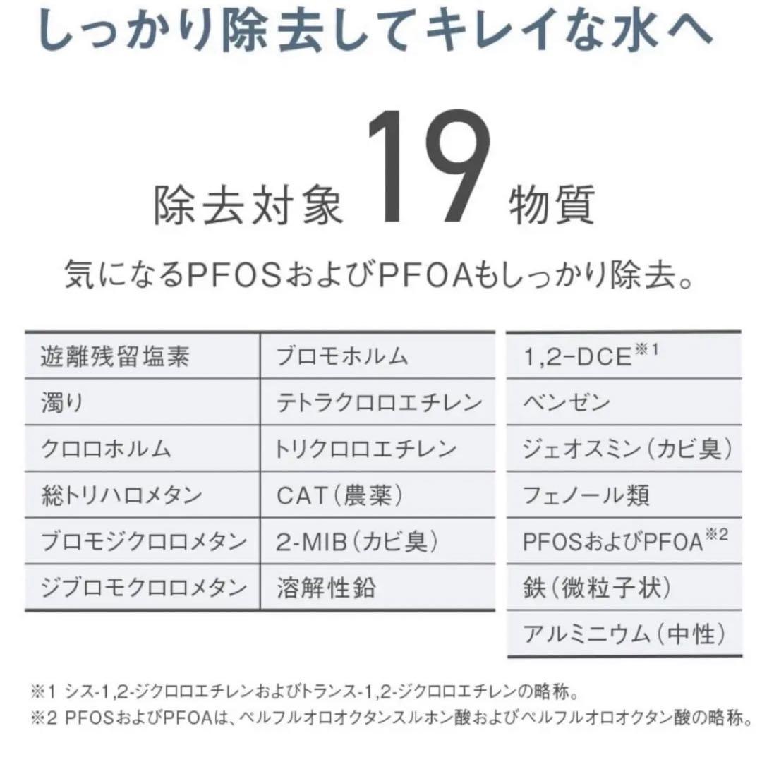 Panasonic TK-CJ24-W 蛇口 直結型 浄水器 液晶表示タイプ