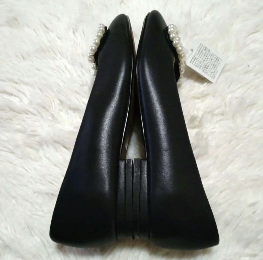 新品a-jolieアジョリー/37/パールサングラスフラットシューズ