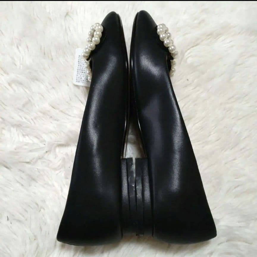 新品a-jolieアジョリー/37/パールサングラスフラットシューズ