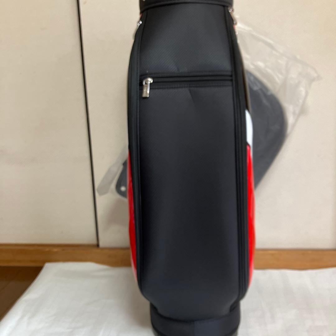 HONMA ゴルフキャディバッグ　ブラック×レッド