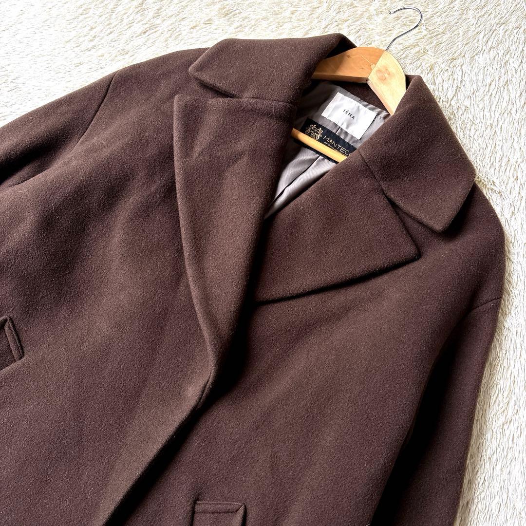 近年モデル　イエナ　MANTECO コクーンショートコート 38 ブラウン