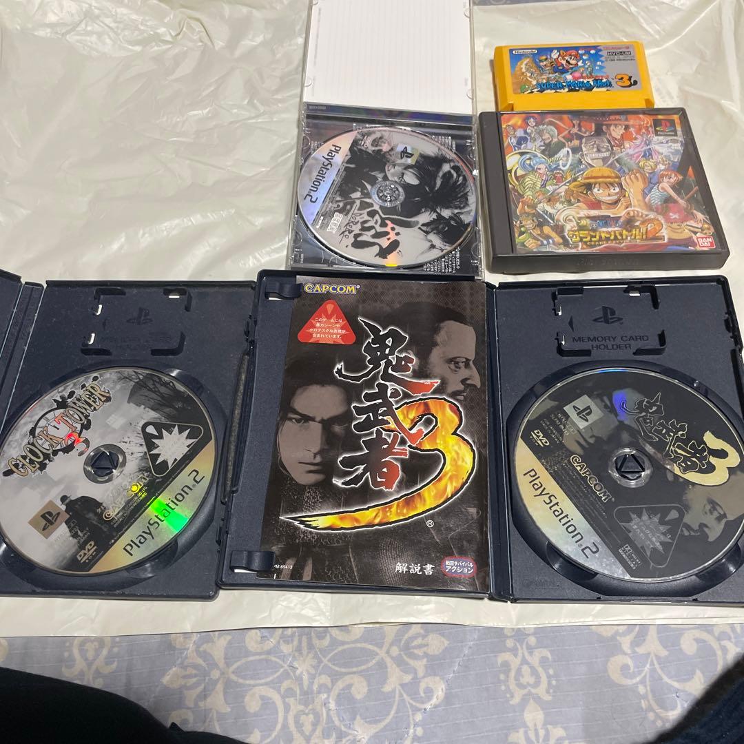 プレステ2.鬼武者、クロックタワー、ドライデンどぶろく、スーフアミ他